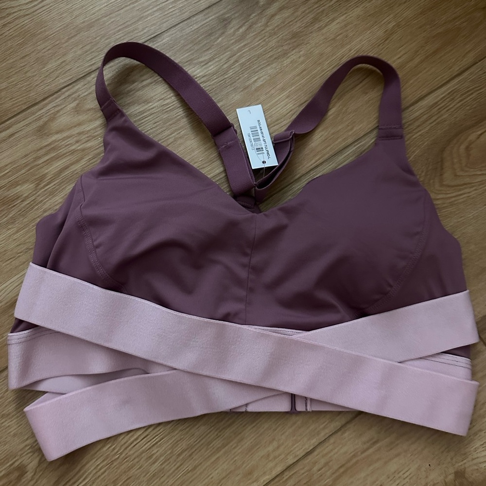 Women's Mauve and Pink Sports Bra brand new